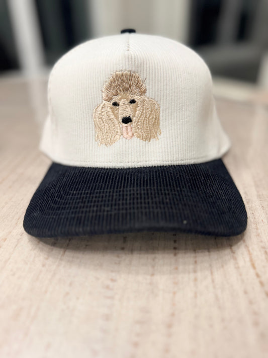 Posh Poodle | Black | Cream