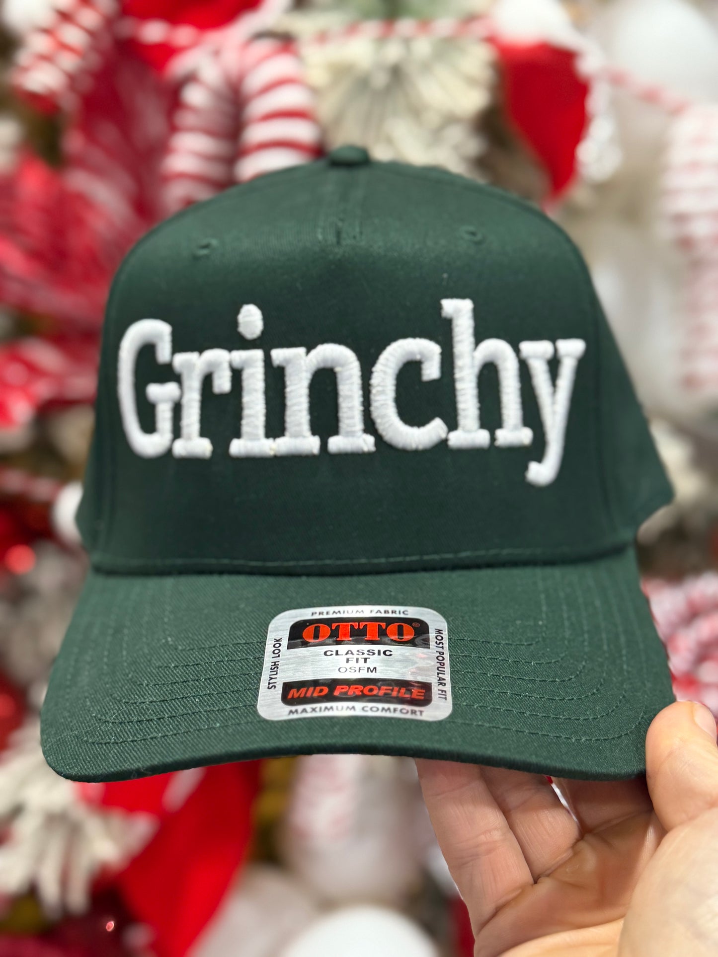 Grinchy - Embroidered Hat